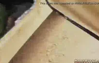 ارتكب حماقة كبيرة جبهة مورو سارة جاي هو الحصول على الحمار صدم من قبل بعض المتأنق من الصعب الديك.